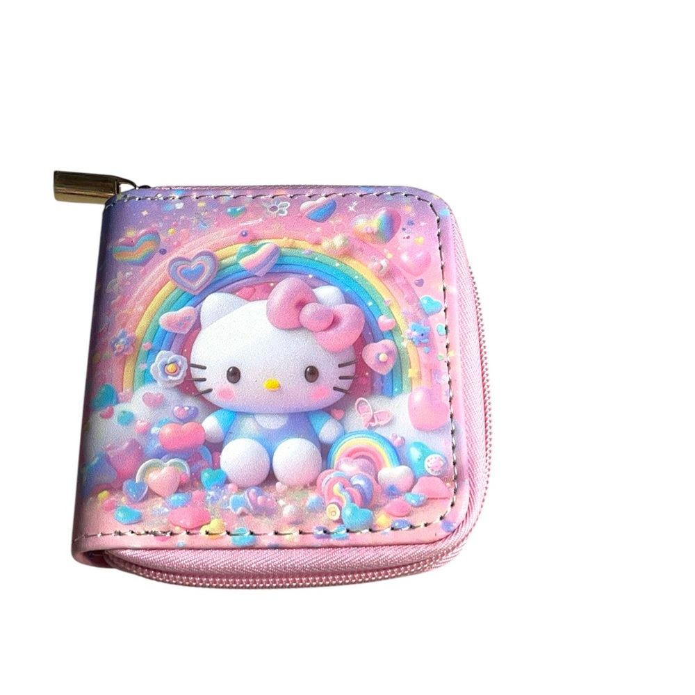 Hello Kitty I Love You Purple Wallet